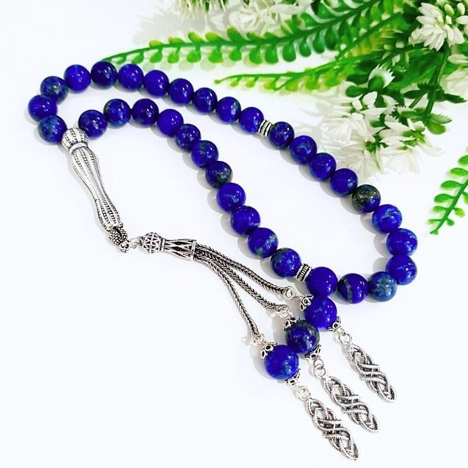 Lapis Lazuli Taşı 8mm Doğal Taş Tesbih