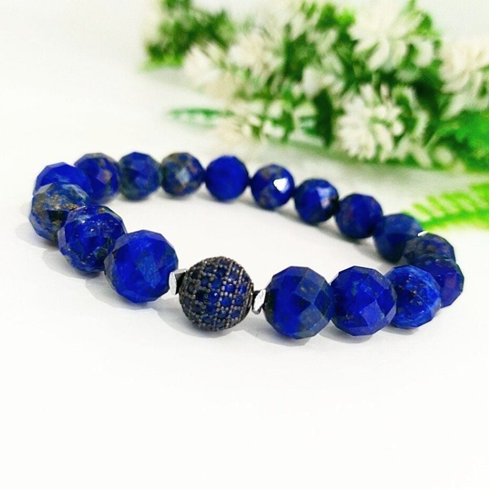 Lapis Lazuli Doğal Taş Bileklik - BLK879