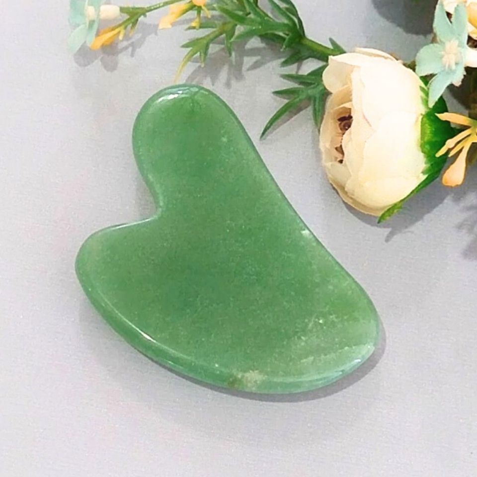 Aventurin Gua Sha Masaj Taşı
