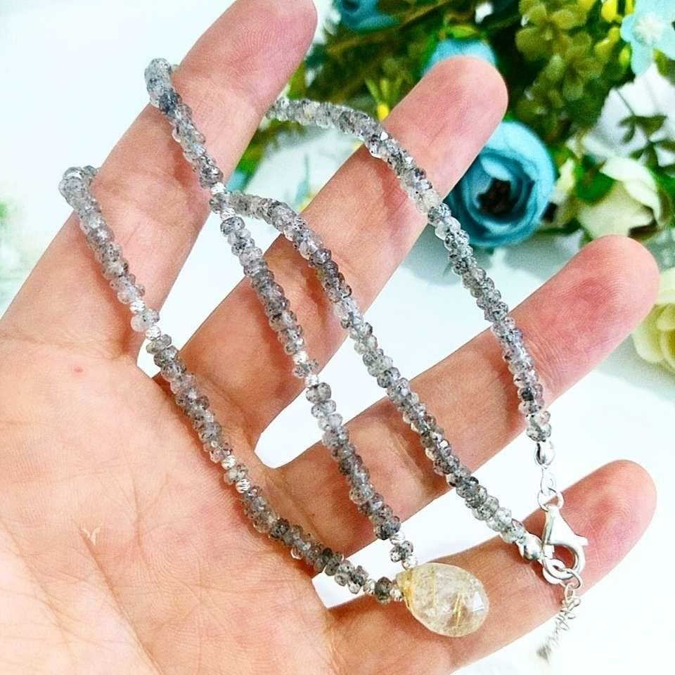 Herkimer Elması Özel Tasarım Kolye
