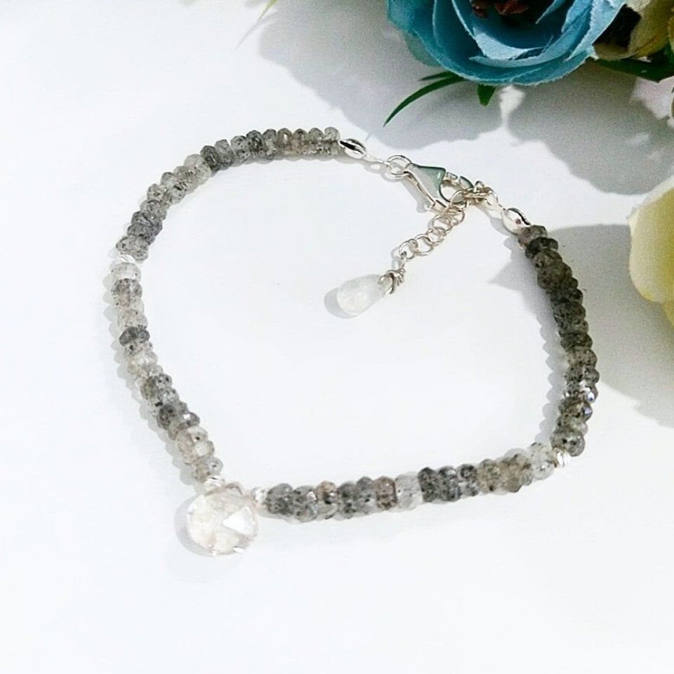 Herkimer Elması Doğal Taş Bileklik