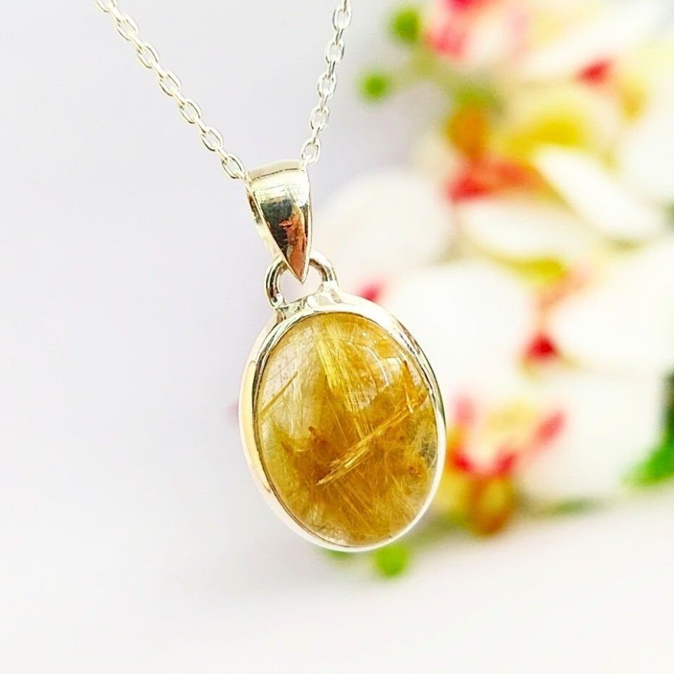 Gold Beril Özel Tasarım Kolye - TSR1277