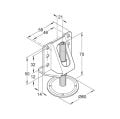 Hafele Baza ayar donanımı M12x70mm