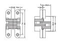 Hafele CDH 45 Krom