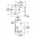 Hafele Masa birleştirme elemanı 90º Ø4,5/9mm