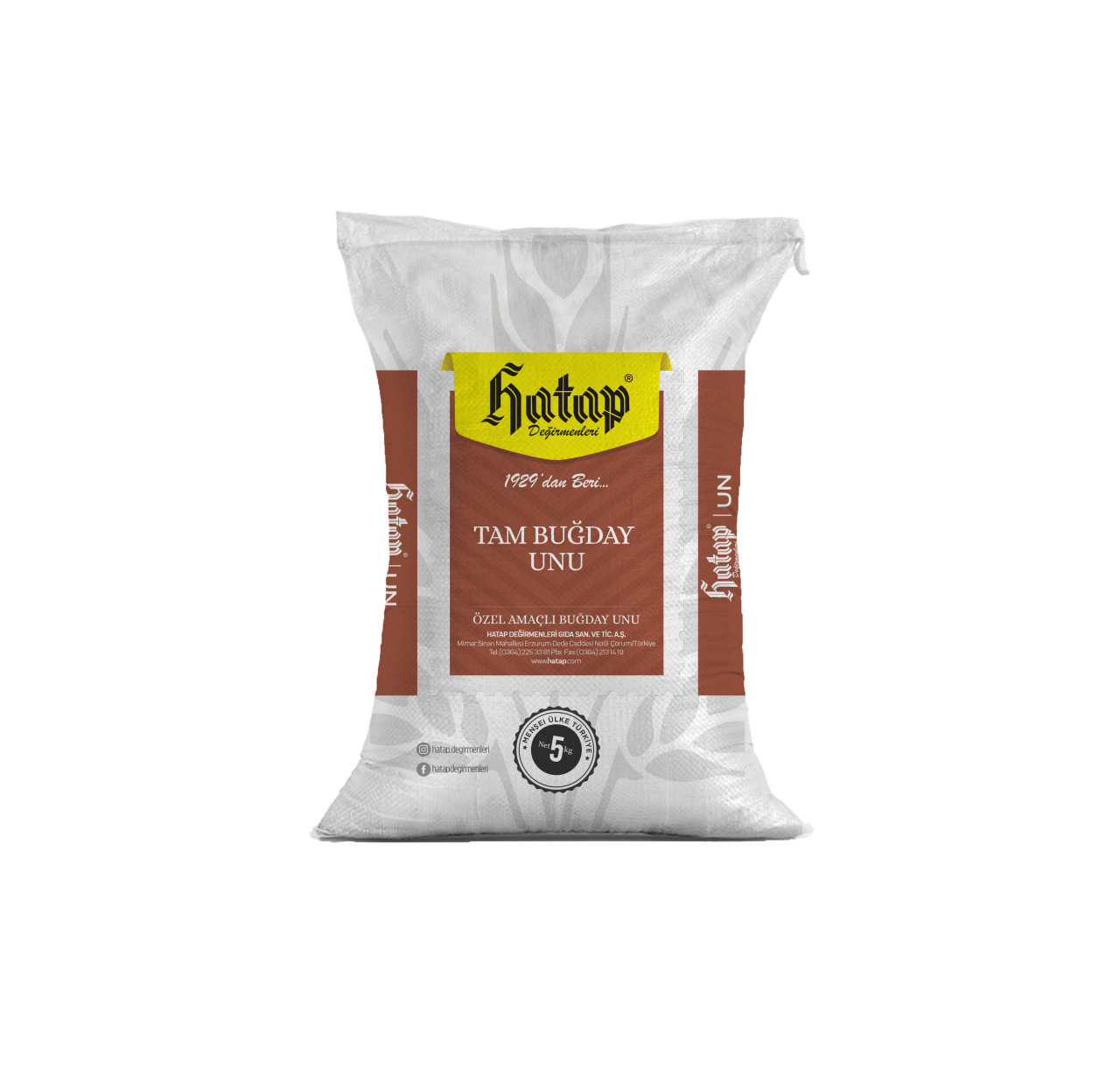 5 Kg Tam Buğday Unu