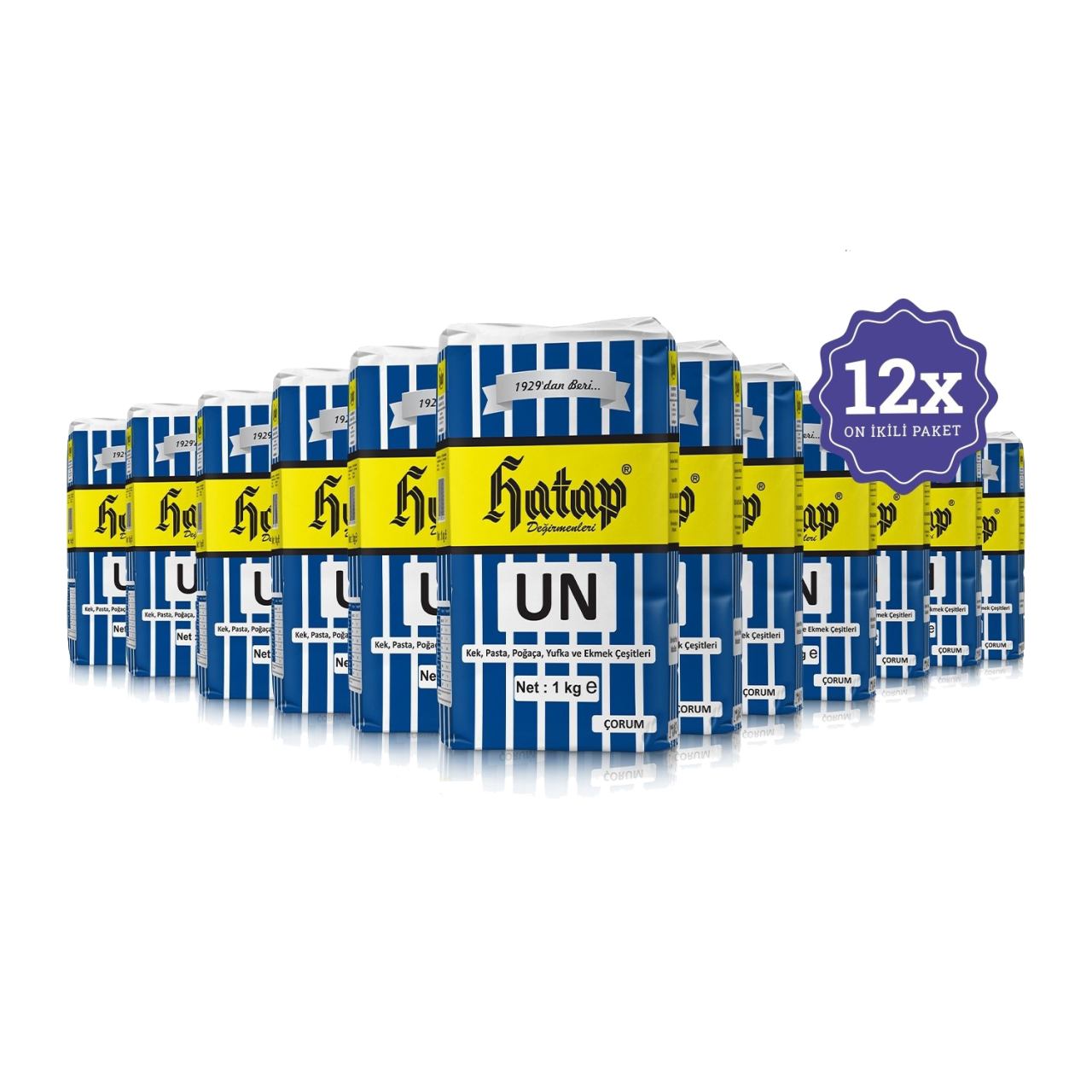 (1 Kg x 12 Adet) Çok Amaçlı Un