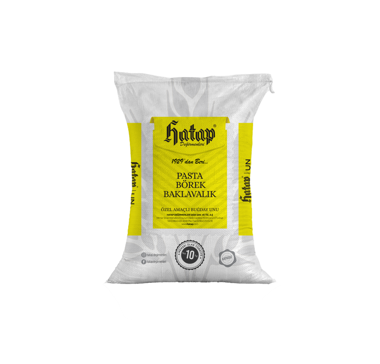 10 Kg Pasta, Börek ve Baklavalık Çuval (Katkısız)