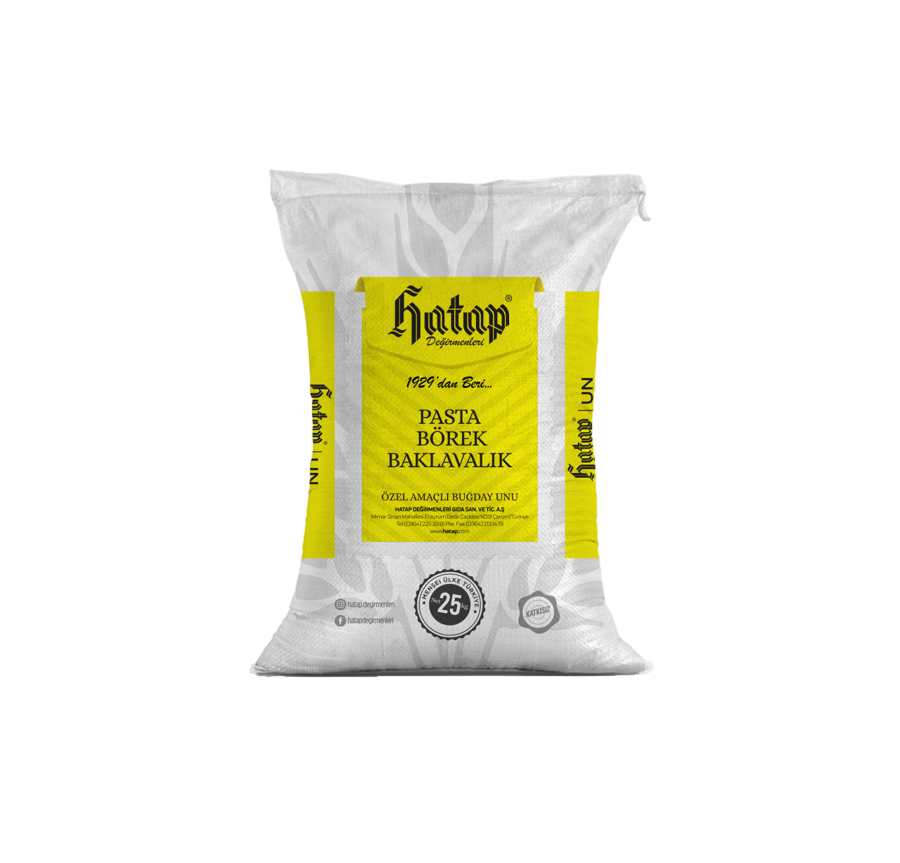 25 Kg Pasta, Börek ve Baklavalık  (Katkısız)