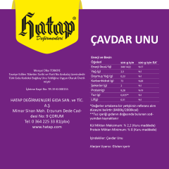 (1 Kg x 5 Adet) Çavdar Unu