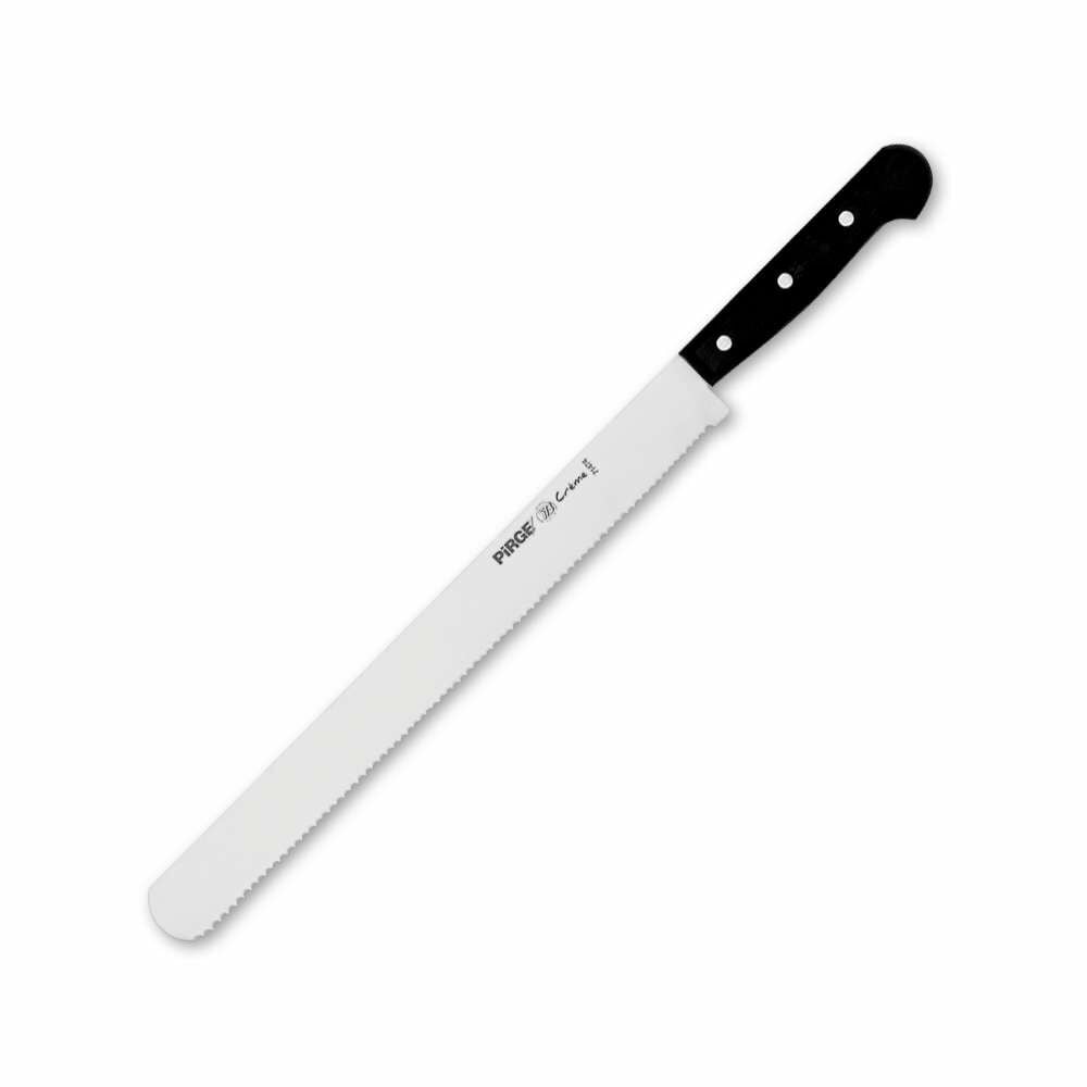 Pirge Creme Pasta Bıçağı Geniş 30cm Siyah