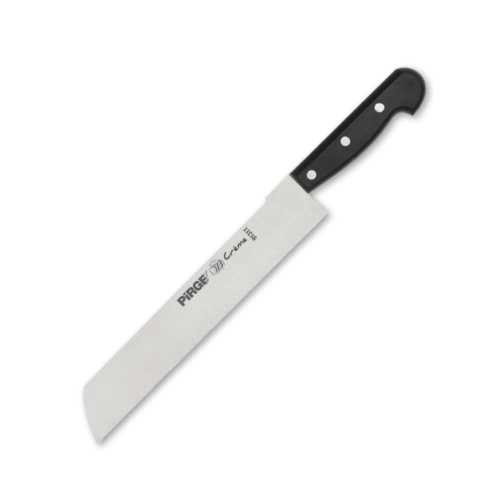 Pirge Creme Hamur Bıçağı Çeneli 27cm Siyah
