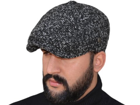 PozzeTTwit Yün Kışlık Peaky Blinders İngiliz Şapka Erkek Kasket