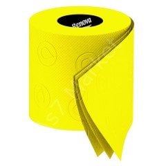 Sarı Tuvalet Kağıdı Renova 3 adet Siyah Ambalaj Kutu