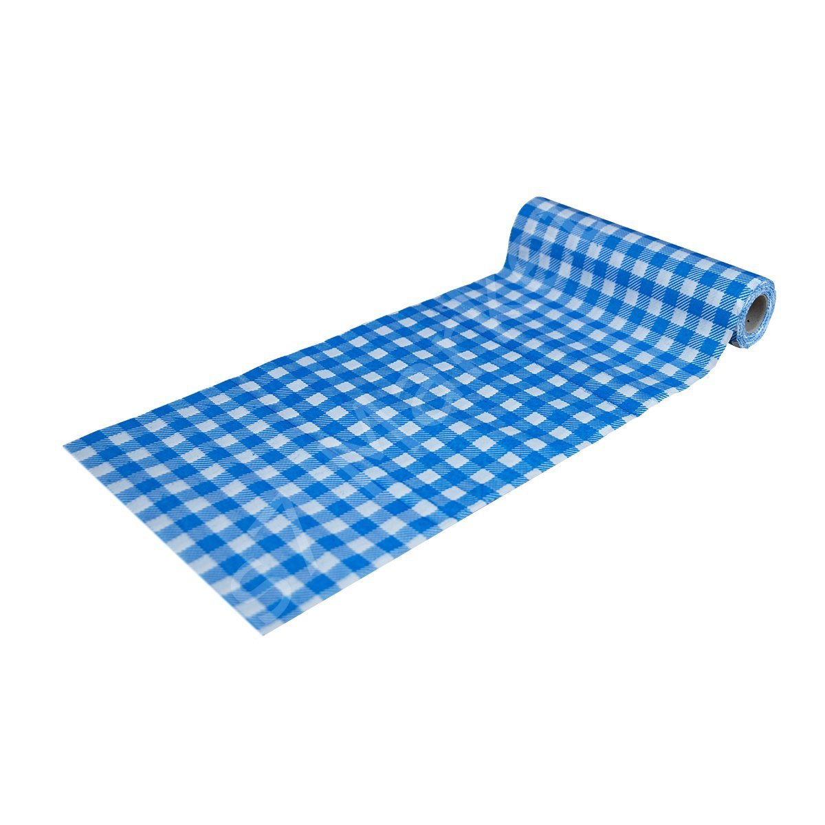 Tek Kullanımlık Masa Örtüsü Mavi Desen - 100x80cm -  (24'lü Koli)