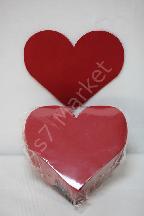 Kırmızı Kalp Desenli Airlaid Peçete  50 Adetli Paket