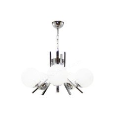 5Lİ ELEGANT KROM - BEYAZ GLOBE(TOP) CAM
