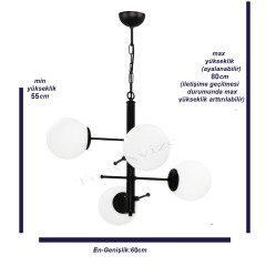 SEMBOL SİYAH - BAL GLOBE(TOP) CAM