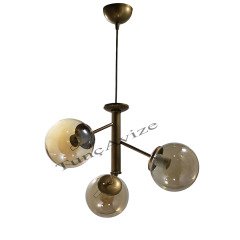 DAL 3LÜ ESKİTME - BAL GLOBE(TOP) CAM