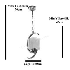 LORA TEKLİ KROM - FÜME ÇİFT CAM