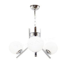 3LÜ ELEGANT KROM - BEYAZ GLOBE(TOP) CAM