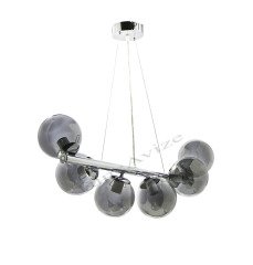 BURGU 6LI SİYAH - FÜME GLOBE (TOP) CAM