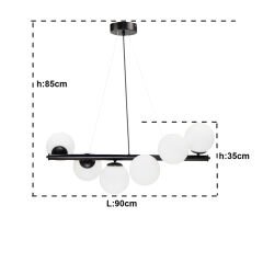 BURGU 6LI KREM - BEYAZ GLOBE (TOP) CAM