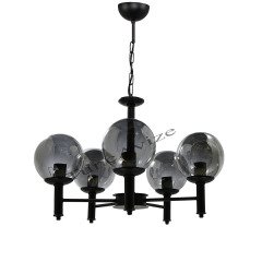 4lü Pipo Siyah - Füme Globe(Top) Cam