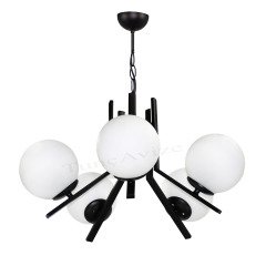 3LÜ ELEGANT SİYAH - BEYAZ GLOBE(TOP) CAM
