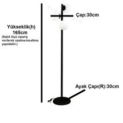 3LÜ BURGU ESKİTME LAMBADER - BAL GLOBE(TOP) CAM