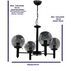 4lü Pipo Krem - Bal Globe(Top) Cam