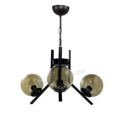 4LÜ ELEGANT SİYAH - BAL GLOBE(TOP) CAM