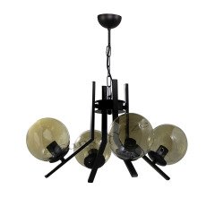 4LÜ ELEGANT SİYAH - BAL GLOBE(TOP) CAM