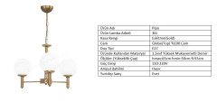3lü Pipo Eskitme - Beyaz Globe(Top) Cam