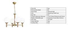 4lü Pipo Eskitme - Beyaz Globe(Top) Cam
