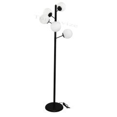 3LÜ DAL SİYAH LAMBADER - FÜME GLOBE(TOP) CAM