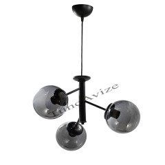 DAL 4LÜ SİYAH - FÜME GLOBE(TOP) CAM