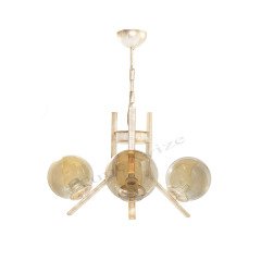 5Lİ ELEGANT KREM - BAL GLOBE(TOP) CAM
