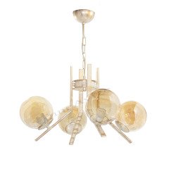 5Lİ ELEGANT KREM - BAL GLOBE(TOP) CAM