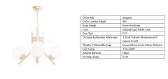 3LÜ ELEGANT KREM - BEYAZ GLOBE(TOP) CAM