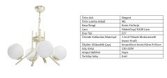 4LÜ ELEGANT KREM - BEYAZ GLOBE(TOP) CAM