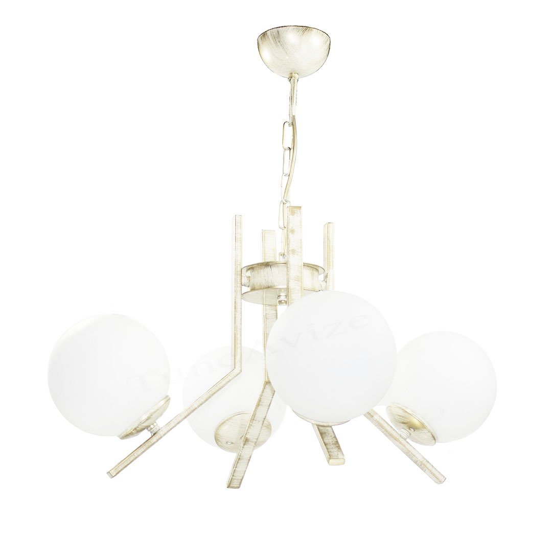 4LÜ ELEGANT KREM - BEYAZ GLOBE(TOP) CAM