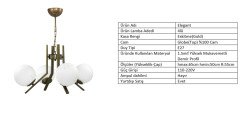 4LÜ ELEGANT ESKİTME - BEYAZ GLOBE(TOP) CAM