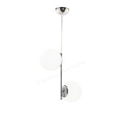 2Lİ ÇUBUK KROM FÜME GLOBE(TOP) CAM