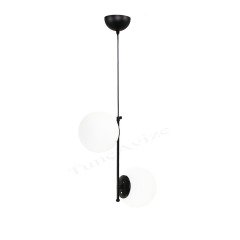 2Lİ ÇUBUK KROM FÜME GLOBE(TOP) CAM
