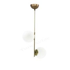 2Lİ ÇUBUK SİYAH - FÜME GLOBE(TOP) CAM