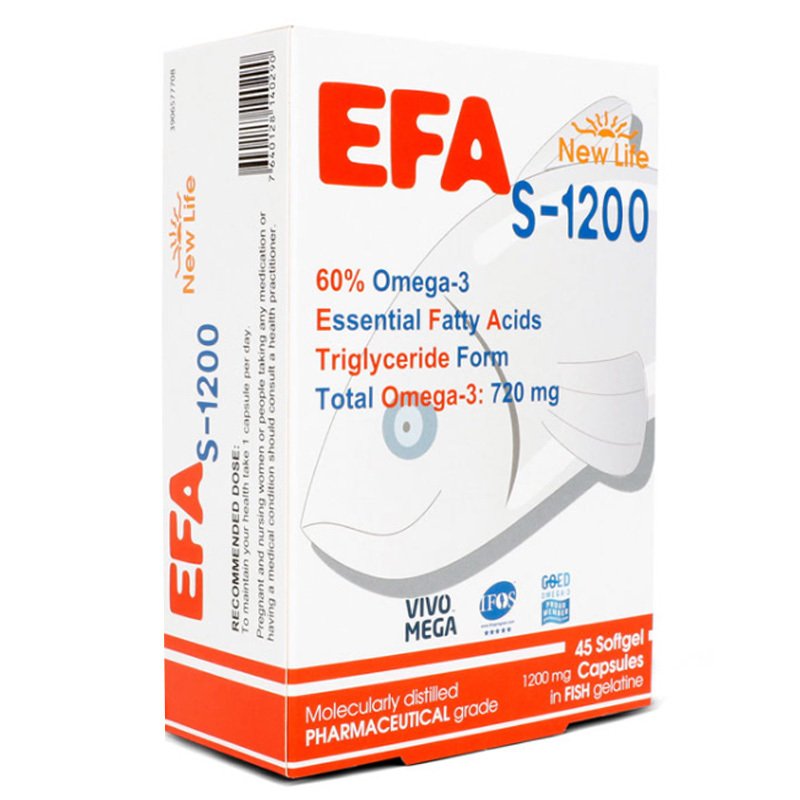 New Life EFA S-1200 Omega 3 (45 Kapsül)