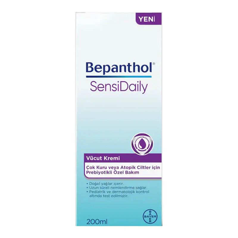 Bepanthol SensiDaily Nemlendirici Vücut Kremi 200 ml