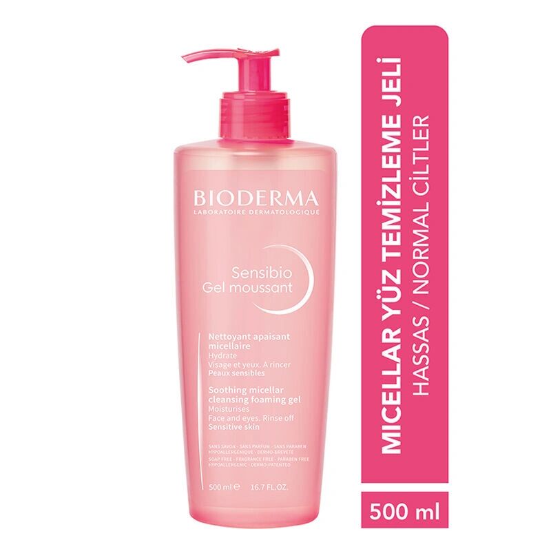 Bioderma Sensibio Foaming Cilt Temizleme Jeli 500 ml