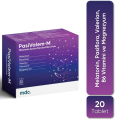 Pasivalem Melatonin 20 Tablet